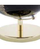 Globe Antique noir/doré - 34x25x25 cm
