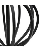 Lampe de chevet Darky argentée - 44.5x28x28 cm