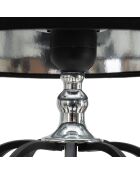 Lampe de chevet Darky argentée - 44.5x28x28 cm