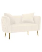 Canapé Bucarest beige  - 71x127x74 cm