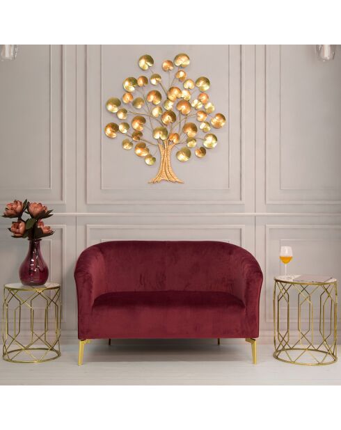 2 Petites Table Gigognes dorées