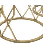 3 Tables d'appoint dorées