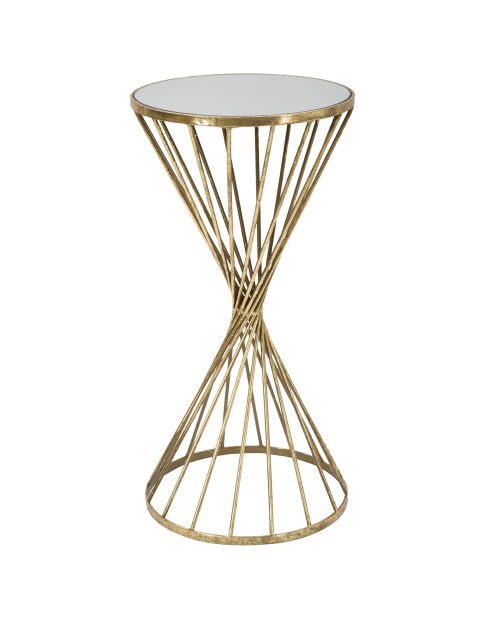 Hypnos goldener Beistelltisch - 70x35x35 cm