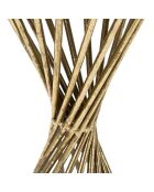 Table d'appoint Hypnos dorée - 70x35x35 cm