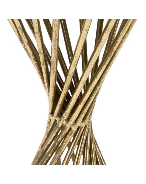 Table d'appoint Hypnos dorée - 70x35x35 cm