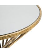 Table d'appoint Hypnos dorée - 50x42x42 cm