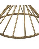 Table d'appoint Hypnos dorée - 50x42x42 cm