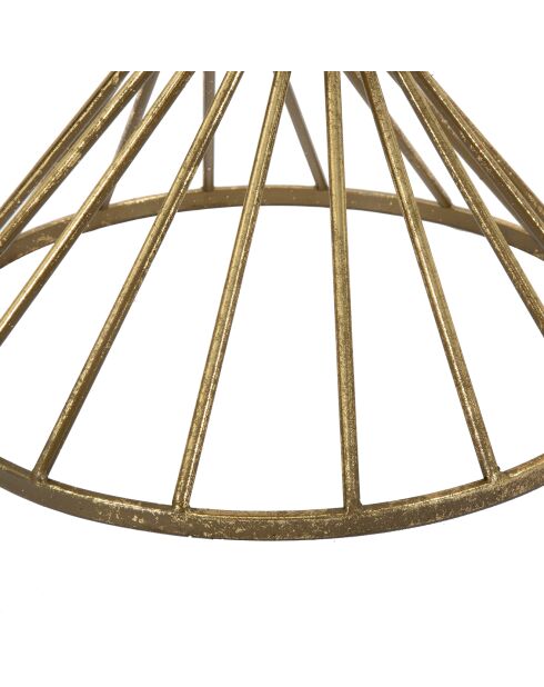 Table d'appoint Hypnos dorée - 50x42x42 cm
