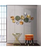 Table d'appoint Hypnos dorée - 50x42x42 cm