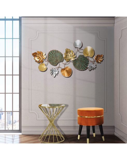 Table d'appoint Hypnos dorée - 50x42x42 cm