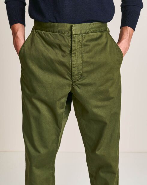 Pantalon ample Payn kaki