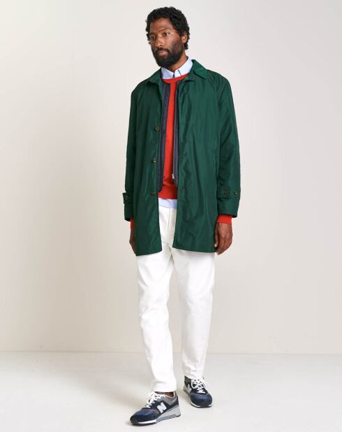 Manteau imperméable Hook vert