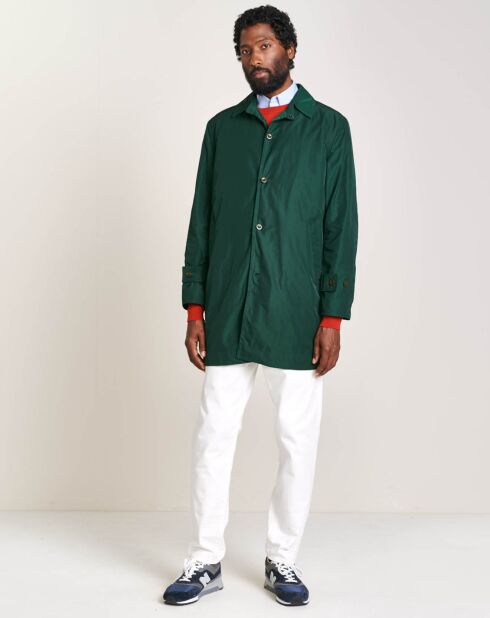 Manteau imperméable Hook vert