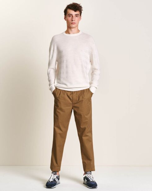 Pull 100% Laine Dapil écru