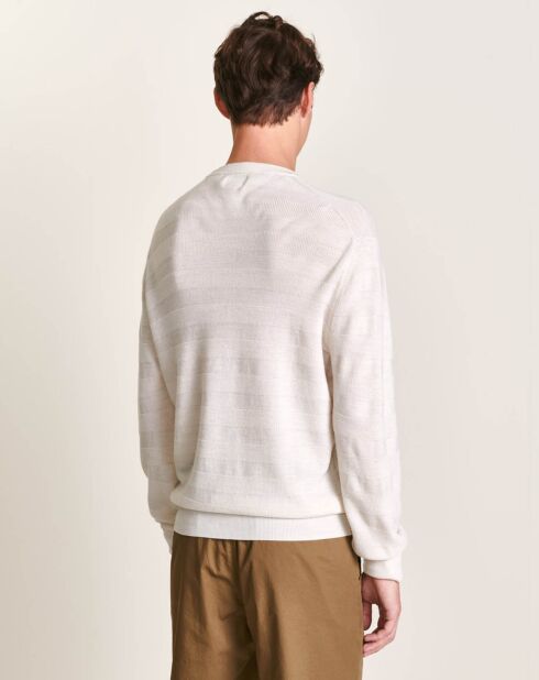 Pull 100% Laine Dapil écru