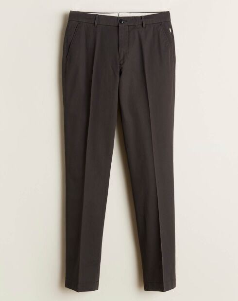 Pantalon chino Porths gris foncé