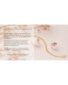 Fleur de Moi ringdiamanten 0,33 ct en amethist 1,54 kt witgoud
