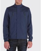 Veste bi-matière Cope bleue