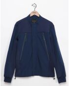 Veste bi-matière Cope bleue