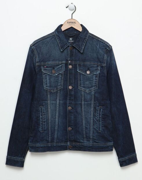 Veste en jean Krosse bleu foncé