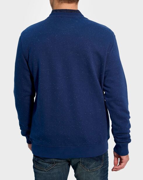 Blauwe sweater met gespikkelde Tymeoe