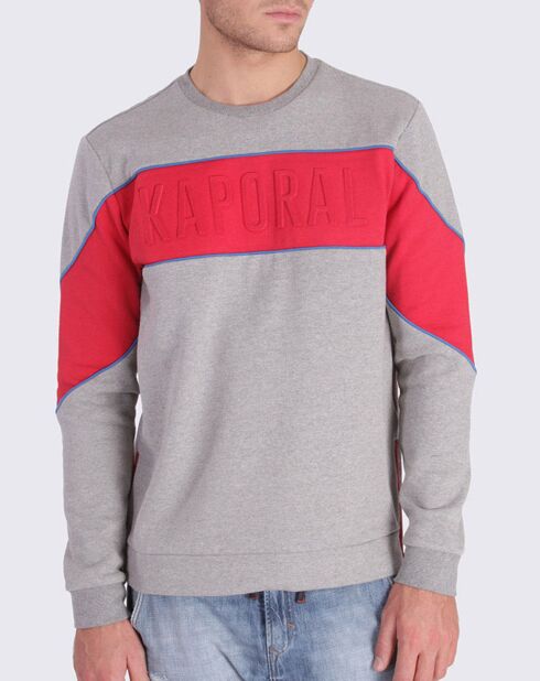 Grijs/rood sweatshirt van Wuline