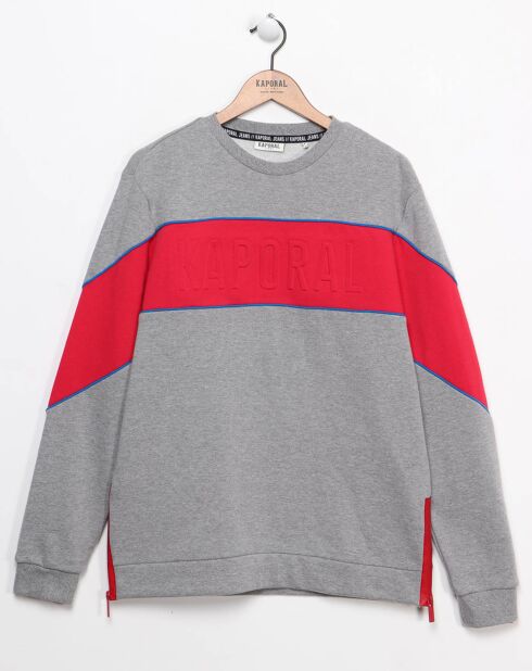 Grijs/rood sweatshirt van Wuline