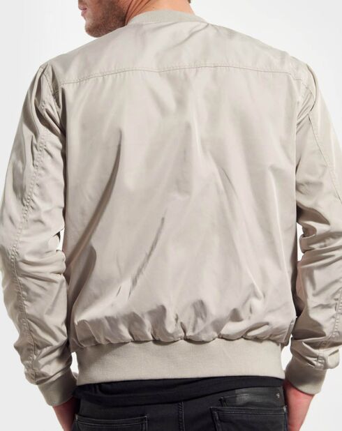 Chaqueta bomber beige Zarloe
