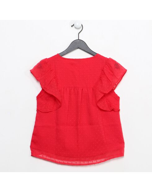 Blouse Jellye à pois rouge