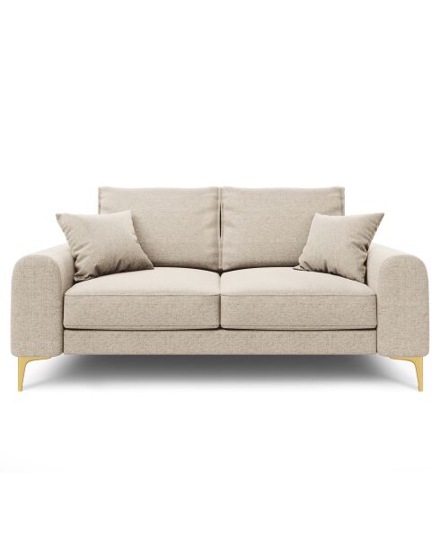 Canapé 2 places Madara beige - 172x102x90 cm