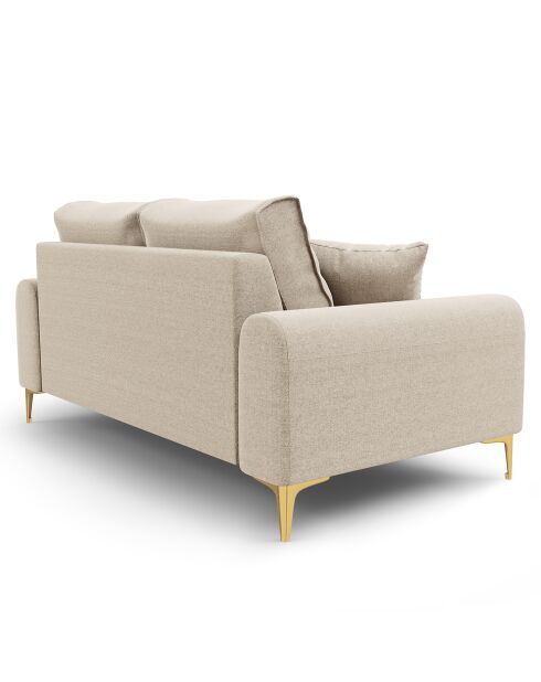 Canapé 2 places Madara beige - 172x102x90 cm