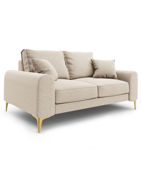Canapé 2 places Madara beige - 172x102x90 cm