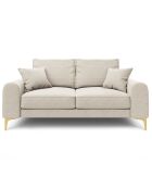 Canapé 2 places Madara beige clair - 172x102x90 cm