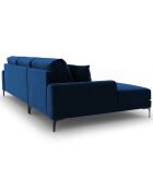 Linkes Ecksofa Velvet 5-Sitzer Madara königsblau - 254x182x90 cm