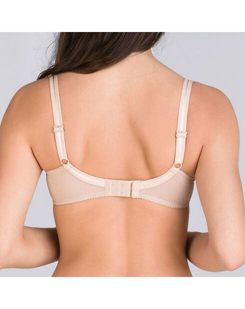 Soutien-gorge emboîtant Cœur Croisé Microfibre beige