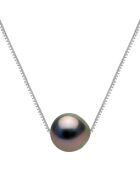 Collier en Or blanc & Perle de Tahiti ronde