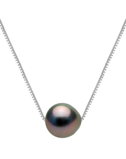 Collier en Or blanc & Perle de Tahiti ronde