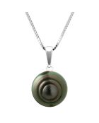 Anhänger aus Weißgold und eingekreiste Tahitiperle