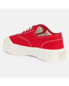 Sneakers en Coton Bio Gnace rouges