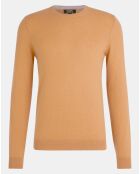 Pull 100% Cachemire Aron col rond beige