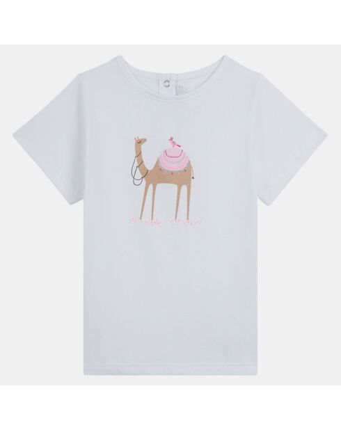 T-Shirt en Coton Hulpa blanc