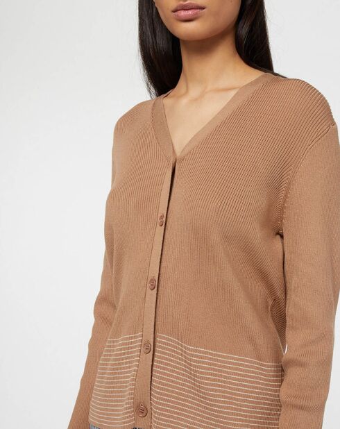 Cardigan Bela beige foncé