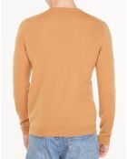 Pull 100% Cachemire Aron col rond beige