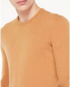 Pull 100% Cachemire Aron col rond beige