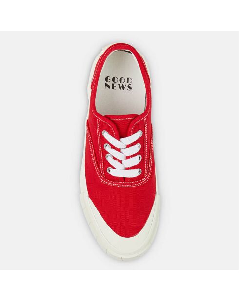 Sneakers en Coton Bio Gnace rouges