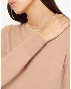 Pull  100% Cachemire Yabrid col rond beige