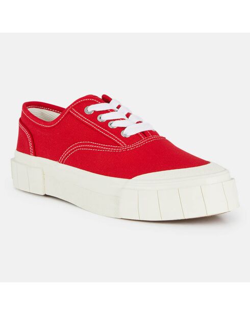 Sneakers en Coton Bio Gnace rouges