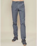 Pantalon chino Tobby gris bleuté