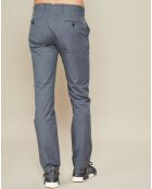 Pantalon chino Tobby gris bleuté