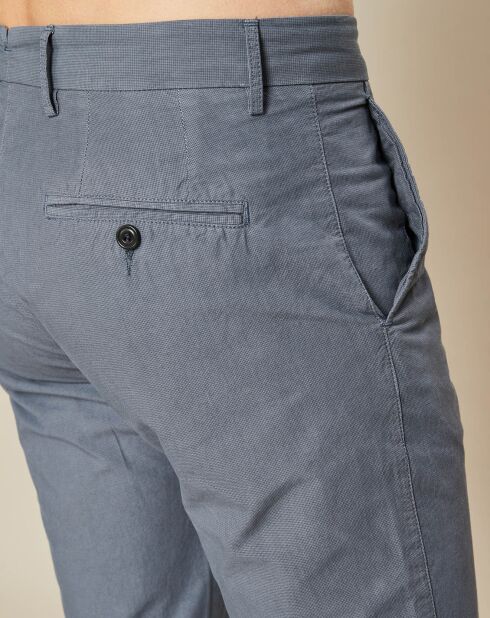 Pantalon chino Tobby gris bleuté